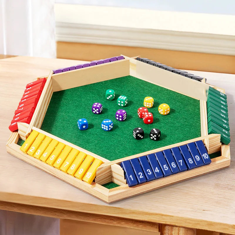 Shut The Box : Jeu de Dés en Bois Classique à Rabat – Ambiance Bar & Famille