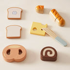 Robotime Robud - Cuisine en Bois Classique : Jeu d'Imitation Éducatif avec Fruits & Légumes à Couper